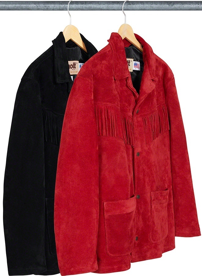 Supreme®/Schott® Fringe Suede Coat